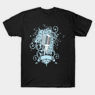 Microphone Illustration Gift Idea T-Shirt